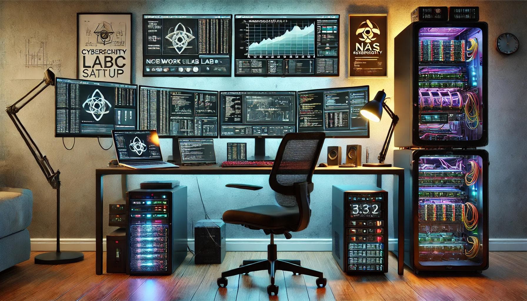 Cover for Building the Ultimate Cybersecurity Home Lab: A Guide for Enthusiasts and Professionals